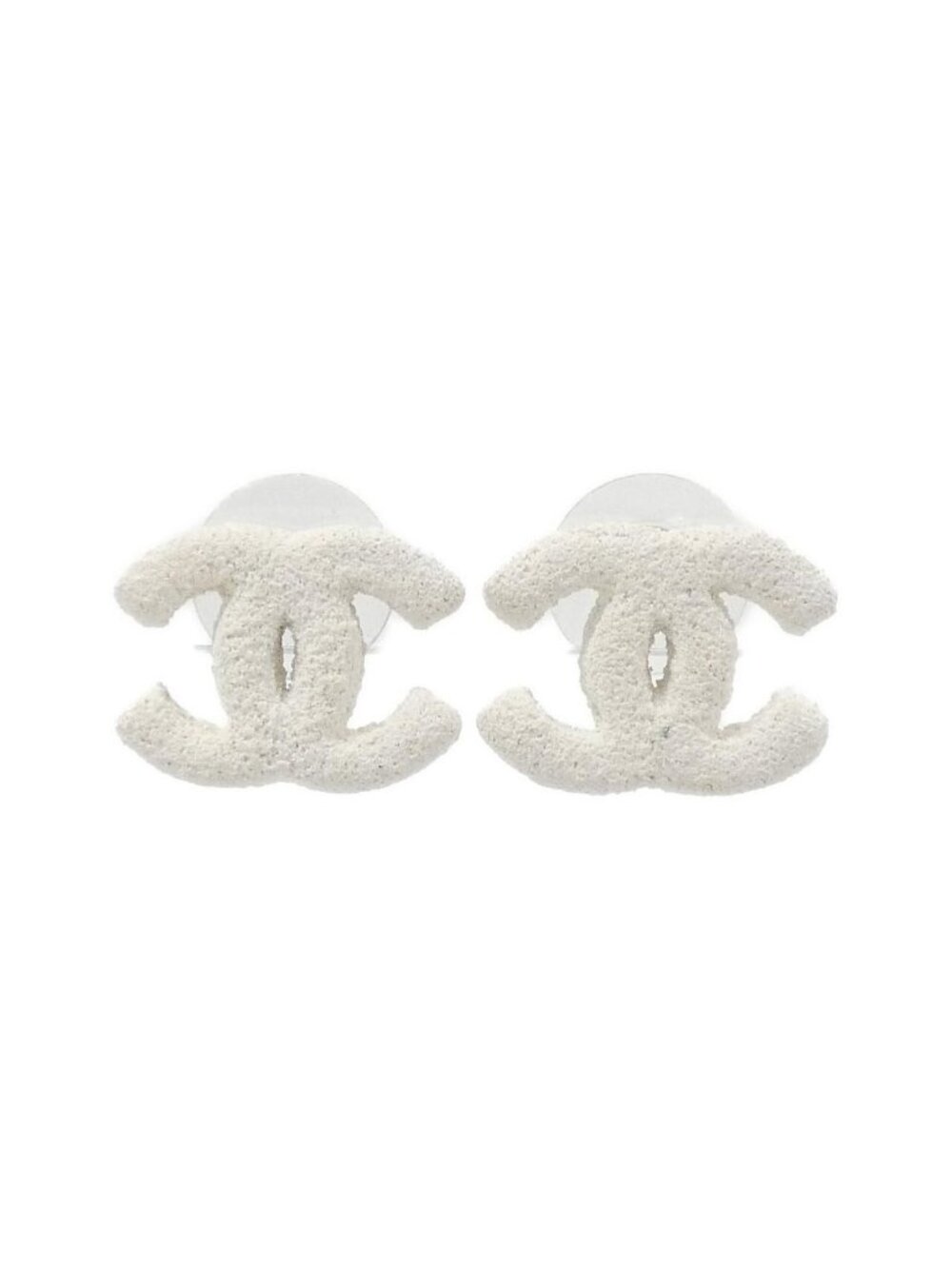 Chanel Vintage Earrings Silver